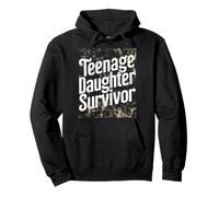 Teenage Daughter Survivor: Vintage Humor for Parents Sweat à Capuche
