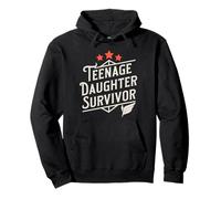 Teenage Daughter Survivor: Vintage Humor for Parents Sweat à Capuche