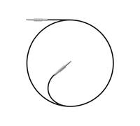teenage engineering Câble audio textile 3,5 mm - 3,5 mm, 1200 mm | 47" (noir)