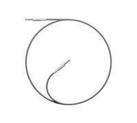 Teenage Engineering Field Audio Cable 2 x 3.5 mm, Câble audio de haute qualité (2 x 3.5mm jack stéréo, longueur: 1200 mm, câble audio blindé), Gris