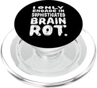 Teenage Laughter - Sophisticated Brain Rot PopSockets PopGrip pour MagSafe