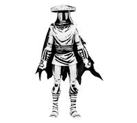 Teenage Mutant Ninja Turtles Action Figure Elite Foot Ninja Guard noir et blanc