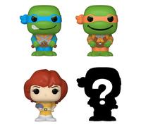 Teenage Mutant Ninja Turtles Bitty Pop Lot de 4 figurines en vinyle Leonardo 2,