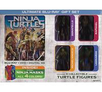 Teenage Mutant Ninja Turtles (Blu Ray/DVD/Digital HD) Ultimate Gift set with 4 Collectible Figures & Ninja Masks (2016)