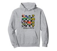 Teenage Mutant Ninja Turtles Checkered The Steely Boys Faces Sweat à Capuche