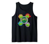 Teenage Mutant Ninja Turtles Circle Faces Vintage Débardeur