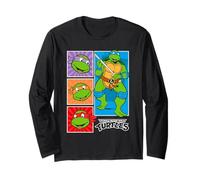 Teenage Mutant Ninja Turtles Collage Retro Manche Longue