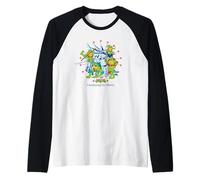Teenage Mutant Ninja Turtles Cowabunga Liberty 4th of July Manche Raglan