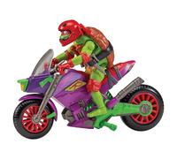 Playmates Toys – Véhicule + figurine Teenage Mutant Ninja Turtles Cycle Dragon violet Raphael 12 cm