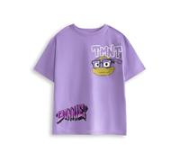 Teenage Mutant Ninja Turtles Donatello T-Shirt Violet | T-Shirt Graphique TMNT à Manches Courtes pour Enfants | Haut de Personnage rétro Donnie | Produits dérivés Tortues pour garçons - 9-10 Ans
