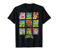 Teenage Mutant Ninja Turtles Group Grid Distressed T-Shirt