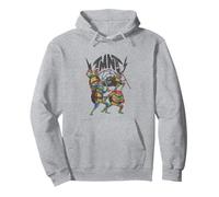 Teenage Mutant Ninja Turtles Hero Lineup Distressed Logo Sweat à Capuche