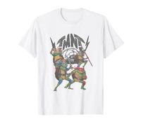 Teenage Mutant Ninja Turtles Hero Lineup Distressed Logo T-Shirt