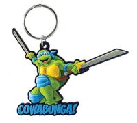 Nickelodeon Porte-clé Tortues Ninja Leonardo – caoutchouc, découpe laser 6 cm
