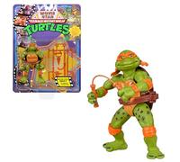 Teenage Mutant Ninja Turtles - Les Tortues Ninja, Figurine articulée de 10 cm, Figurine de Collection Movie Star '90, Michelangelo, pour Les Enfants à partir de 4 Ans, T00033