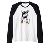 Teenage Mutant Ninja Turtles Mikey Leo Turtle Power Manche Raglan