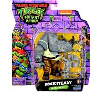 Teenage Mutant Ninja Turtles Mutant Mayhem Rocksteady Action Figure }185g 83280/83293 Rk3s3 C8tr