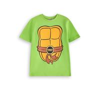 Teenage Mutant Ninja Turtles Mutant Ninja Turtles Garçons Vert Graphique Tee | T-Shirt à Manches Courtes TMNT pour Enfants | Raphael, Mikey, Leo et Donatello Vêtements de Cosplay rétro pour Enfants