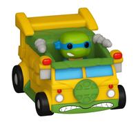 Teenage Mutant Ninja Turtles Pop Figurine Vinyle Rides Leonardo Avec Van 2,5 Cm