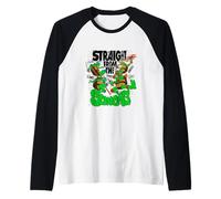 Teenage Mutant Ninja Turtles Straight from The Sewers Manche Raglan