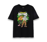 Teenage Mutant Ninja Turtles T-Shirt Mens TMNT Méchants Noirs Top - X-Large