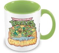 Teenage Mutant Ninja Turtles - Tasse à café "Classic Cowabunga" PM6150 (Taille unique) (Vert/Blanc)