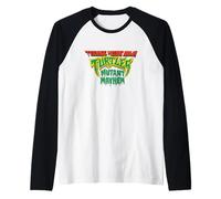 Teenage Mutant Ninja Turtles The Steely Boys TMNT Faces Manche Raglan