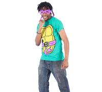 Teenage Mutant Ninja Turtles TMNT Costume de Donatello vert avec masque pour les yeux violets (X-Large)