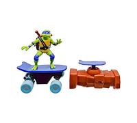 Teenage Mutant Ninja Turtles - Tortue Ninja - Figurine Tortue Ninja - Tortue Ninja Leonardo Inspirée du Film d’Animation Ninja Turtles: Teenage Years, Skateboard Radiocommandé avec Amortisseur.