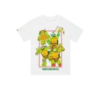 Teenage Mutant Ninja Turtles Tshirt | T-Shirts à Manches Courtes Garçon | TMNT Tshirt | Blanc 9-10 Ans