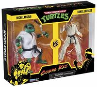 TEENAGE MUTANT NINJA Turtles vs Cobra Kai Mikey vs Daniel LaRusso Lot de 2