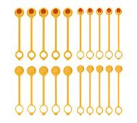 TEENGSE Lot de 10 bouchons anti-poussière LP à déconnexion rapide, prise de port de 0,95 cm et 0,6 cm et bouchon anti-poussière pour gaz propane naturel 3/8" 1/4", connexion rapide pour garder la