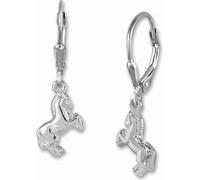 Teenie-Weenie Boucles d'oreilles pour enfants 925 argent brillant Cheval SDO583J