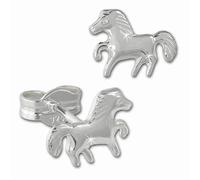 Teenie-Weenie Boucles Doreilles Pour Enfants Boucles Doreilles En Argent Véritable 925 Cheval Sdo592j