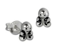 Teenie-Weenie Boucles Doreilles Pour Enfants Boucles Doreilles En Argent Véritable 925 Poulpe Sdo8216j