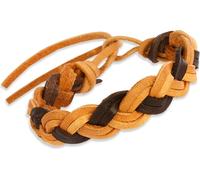 Teenie-Weenie bracelet en cuir bijoux de bras brun clair marron enfants jeunesse LAC128BK