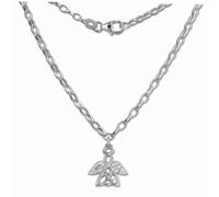 Teenie-Weenie Collier Ange Argent Bijoux Pour Enfants 38cm Argent 925 Sdk01638