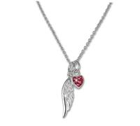 Teenie-Weenie Collier Coeur Aile Bijoux En Argent 42cm Argent 925 Sdk01738