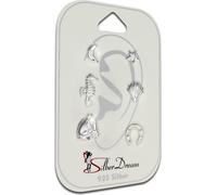 Teenie-Weenie set de bijoux 3 boucles d'oreilles clous d'oreilles 925 argent naturel enfants SDS806