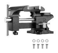 TEENO Largeur de Mâchoire 150mm Étaux d'Établi Acier moulé, force de serrage de 1000 kg