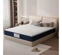 TEENO Matelas 140 x 200 Ressorts ensachés mémoire de Forme 22 cm Mousse polyuréthane, adapté aux Couples, familles, locataires et gîtes