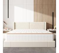 TEENO Matelas 140x190x18cm Ressorts Mousse polyuréthane et 18CM mémoire de Forme (Matelas en Mousse 140x190x18)