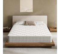 TEENO Matelas 2 Personnes 160x200-22 cm Épaisseur, Mousse à Mémoire de Forme Mi-Ferme, 7 Zones de Soutien, Isolation des Mouvements, Respirant et Hypoallergénique, Idéal Couple et Chambre Principale