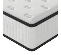 TEENO Matelas 90x190 | Épaisseur 22cm | Matelas en Mousse à Mémoire de Forme | Parfait Soutien | Certifié Oeko-TEX | Sommeil Parfaite (Matelas 90x190x22cm)