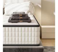 TEENO Matelas 90x190,et Parure de lit 4 pièces,Mousse 22 cm et Mousse A Mémoire Matelas,Parfait Soutien Haute Resilience Ultra Respirante,réversible à Deux Faces