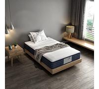TEENO Matelas 90x190x22cm en Mousse et Ressorts Mousse polyuréthane et 22CM mémoire de Forme (90x190x22cm)