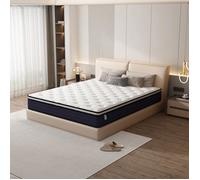 TEENO matelas à ressorts ensachés,25 cm d'épaisseur,matelas à ressorts ensachés 7 zones,medium soft 140x190 cm epaisseur 25 cm