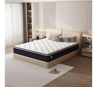 TEENO Matelas à Ressorts ensachés, 25cm d'épaisseur, Matelas à Ressorts ensachés 7 Zones, Trois Faces, Douceur Moyenne, Confort et respirabilité, Anti-bactérien et Anti-acarien (90x190x25cm)