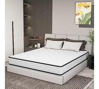TEENO-Matelas en 160x200 Mousse, Matelas de lit d'adulte,Parfait Soutien,Haute Resilience Ultra Respirante, Matelas réversible à Deux Faces entièrement utilisables (Épaisseur 22cm, 160x200 Matelas)
