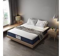 TEENO Matelas en Ressorts Mousse polyuréthane et 22CM mémoire de Forme (140x190x22cm)